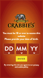 Mobile Screenshot of crabbies.co.uk