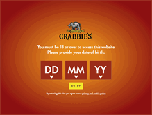 Tablet Screenshot of crabbies.co.uk